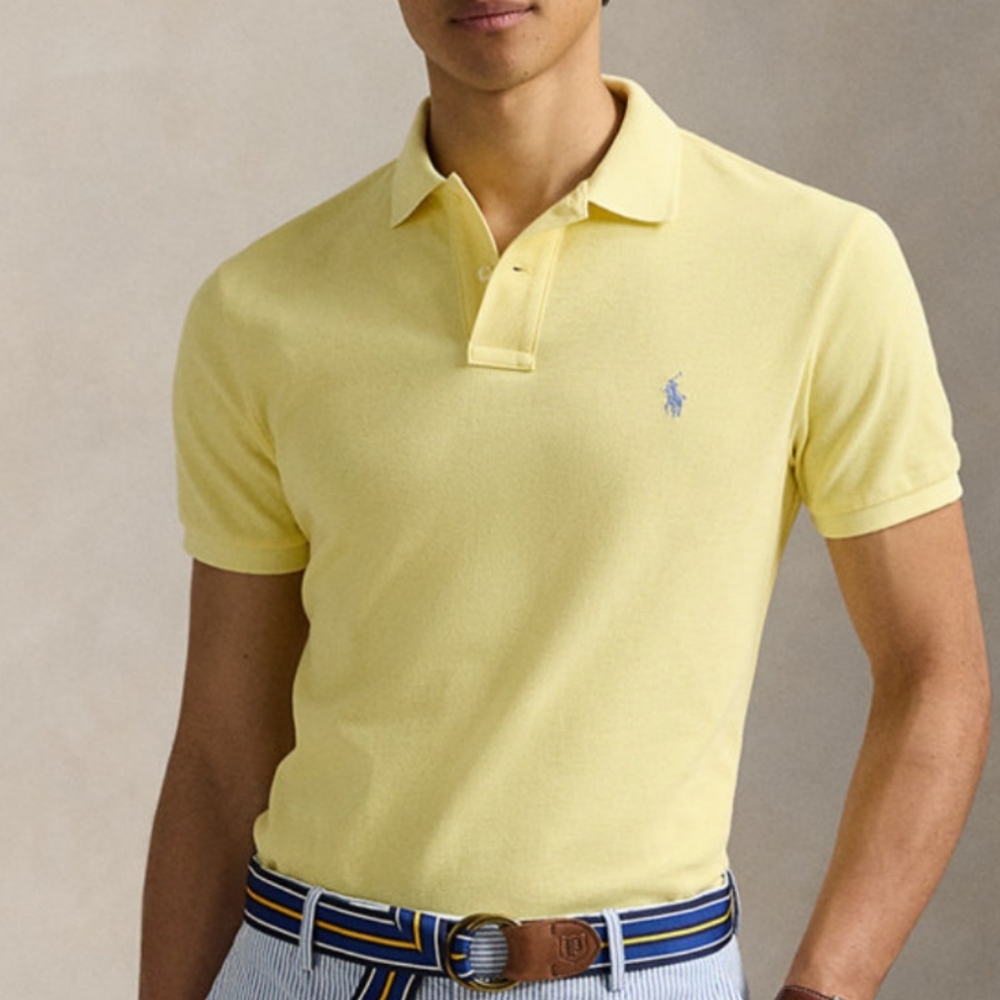 Polo by Ralph Lauren Men's Yellow Polo Shirt